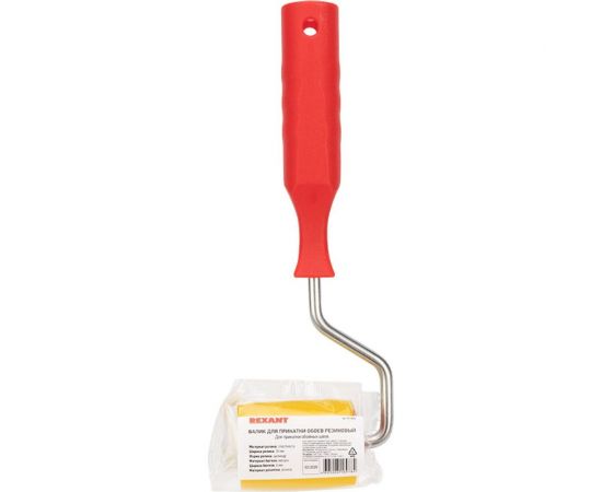 Резиновый валик REXANT для прикатки обоев, ширина ролика 50 мм, ручка 6 мм 89-0093 – изображение 3