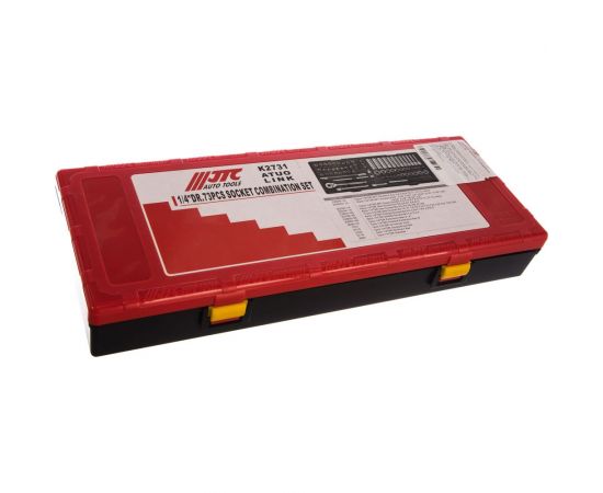 Набор шестигранных торцевых головок 1/4" в кейсе 73шт JTC-K2731 – изображение 3