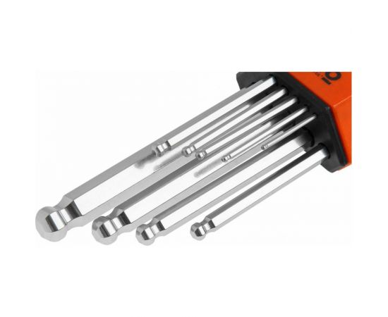 Набор шестигранных длинных ключей STARTUL 1,5-10 мм, 9 предметов, с шаром PRO-89209 – изображение 3