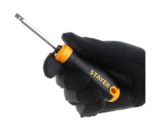Переставная отвертка STAYER Hercules 2-in-1 80 мм PH2/SL6 2512_z02 – изображение 4