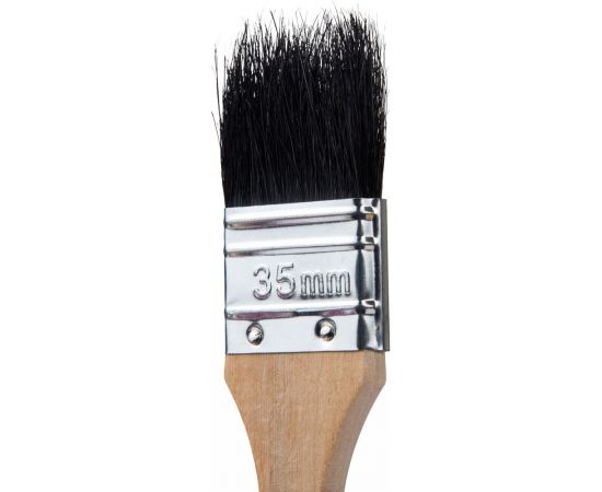 Кисть для красок и лаков на масляной основе Ocean Color натуральная щетина, 35 мм 720035 – изображение 4