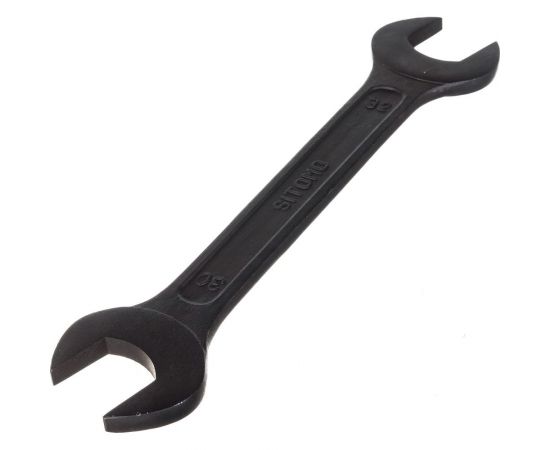 Гаечный рожковый двусторонний ключ SITOMO 30х32 окс. 28924 – изображение 4