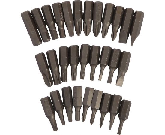 Реверсивная отвертка WORKPRO 6-скоростная с двойным приводом 32 насадки WP221055 – изображение 4