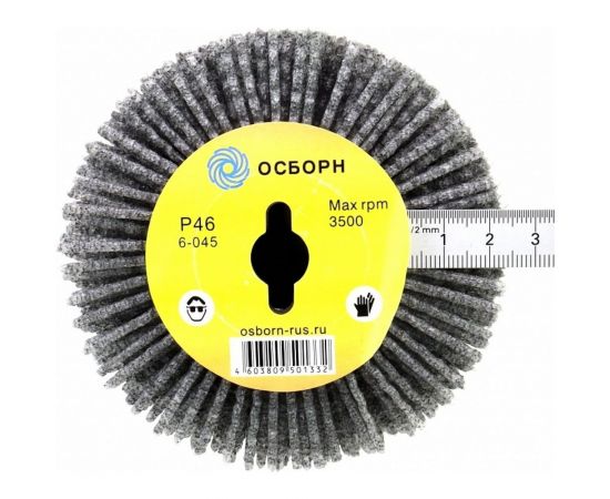 Щетка валик спиральная по дереву на щеточные шлифмашины (100 мм; Р46) ОСБОРН PLM.SBMAKP46 – изображение 4