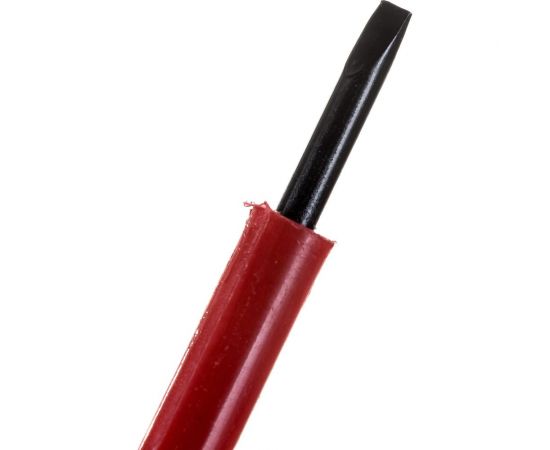 Шлицевая диэлектрическая отвертка Ladina GREPP SL3х100 мм, CrV, двухкомпонентная рукоятка 202-026 – изображение 4