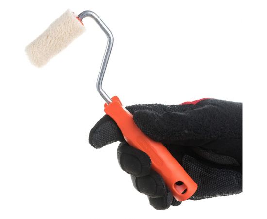 Валик DECOR 60 мм, d 15 мм, бюгель 6 мм, ворс 5 мм, велюр, ручка стандарт mini 903-3060 – изображение 4