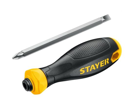 Переставная отвертка STAYER Hercules 2-in-1 80 мм PH2/SL6 2512_z02 – изображение 5
