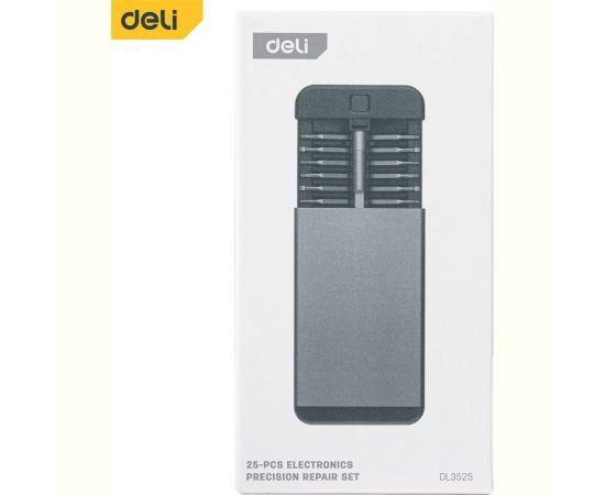 Набор прецизионных отверток DELI DL3525 25 предметов 98387 – изображение 5