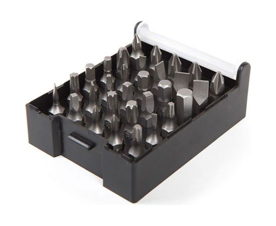 Реверсивная отвертка WORKPRO 6-скоростная с двойным приводом 32 насадки WP221055 – изображение 5