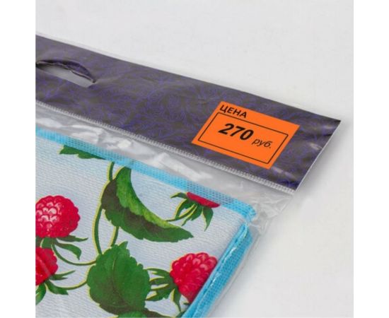 Ценник BRAUBERG Цена 50х40мм, большой, оранжевый самоклеящийся, комплект 5 рулонов по 200шт, 112360 – изображение 6