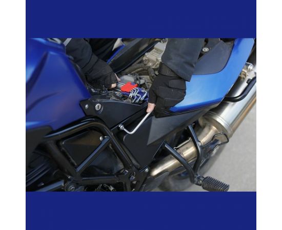 Набор Г-образных удлиненных ключей WORKPRO TORX с отверстием 9шт WP222003 – изображение 7