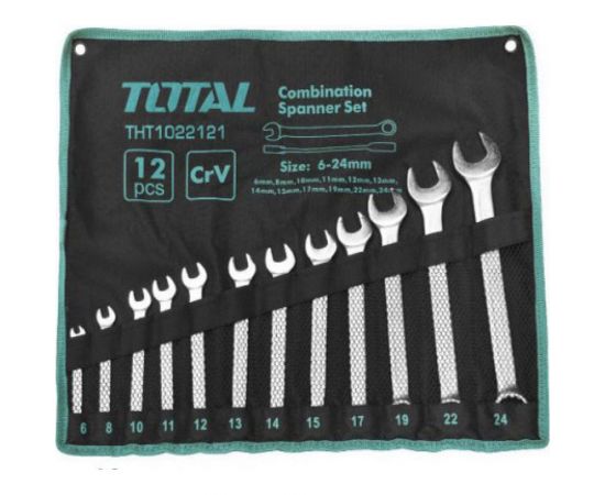 Набор комбинированных ключей TOTAL THT1022121 