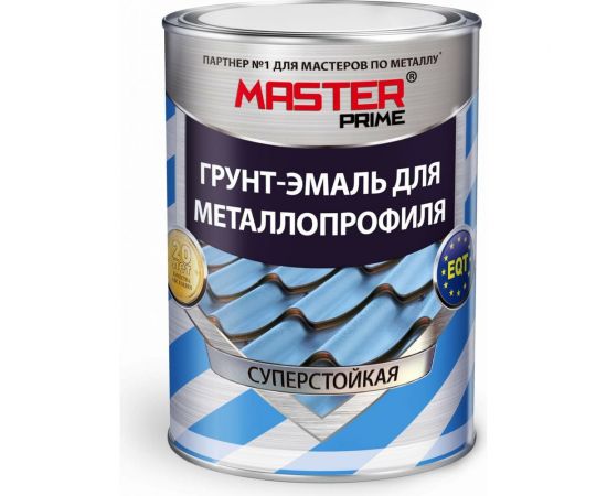 Грунт-эмаль для металлопрофиля MASTER PRIME RAL 3003 рубиново-красный, 20 кг 4300006963 