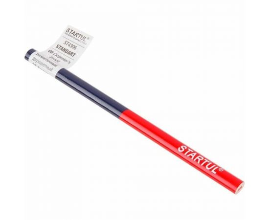 Разметочный карандаш STARTUL Standart 180 мм, двухцветный ST4306 