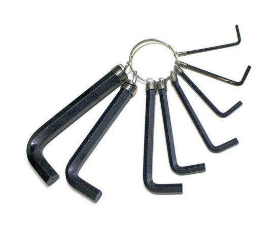 Набор Г-образных ключей DolleX 8 шт. 2-2,5-3-4-5-6-8-10 мм AW-348 