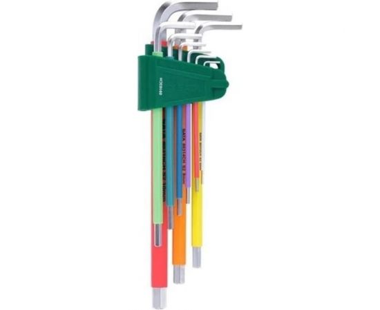 Шестигранники SATA 9 предметов цветные, пластиковый блистер S2 09103CH 