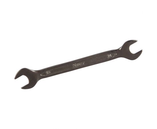 Рожковый ключ 14*15мм Cr-V холодная штамповка KRAFT KT 700529 