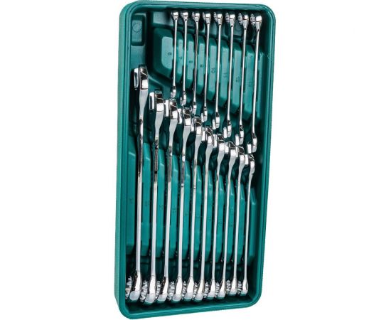 Набор комбинированных ключей ROSSVIK ложемент, 18 предметов LST018 