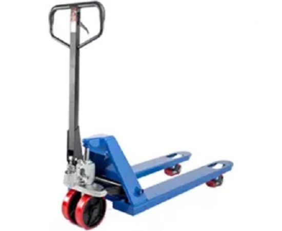 Гидравлическая тележка с полиуретановыми колесами А5 AC 20 гк 2 тонны 1004824 