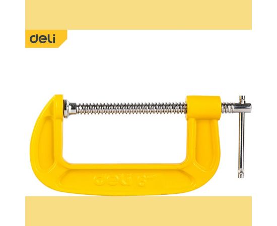 Струбцина DELI DL-G206 высота зажима 150мм, глубина зажима 95мм 104573 – изображение 18