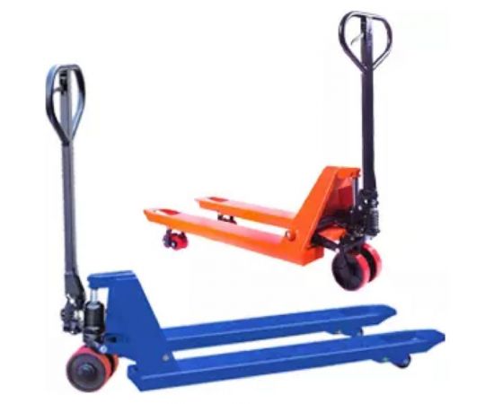Гидравлическая тележка с полиуретановыми колесами А5 AC 20 гк 2 тонны 1004824 – изображение 2