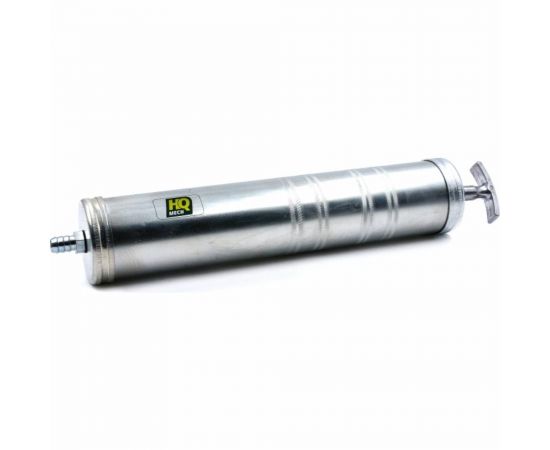 Шприц для жидкой смазки (масла) HQ-mech 500 мл, заливной/всасывающий, оцинкованное покрытие, 2 насадки УТ000002065 – изображение 2