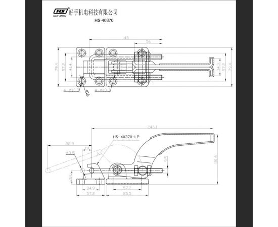 Стягивающий зажим HS CLAMP HS-40370 – изображение 2