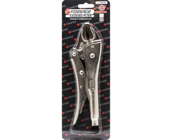 Гейферный зажим Forsage Profi, овальные губки, в блистере F-614175 614B175 – изображение 2