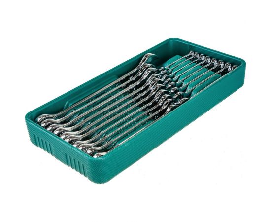 Набор комбинированных ключей ROSSVIK ложемент, 18 предметов LST018 – изображение 2