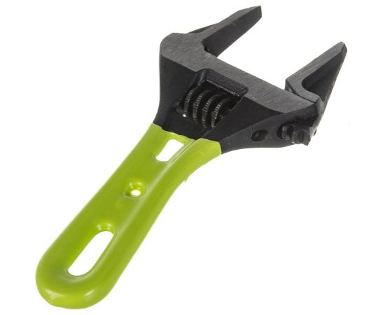 Разводной ключ ON с тонкими губками 0-34 мм, укороченная рукоятка, 140мм, CrV 04-01-200 – изображение 3