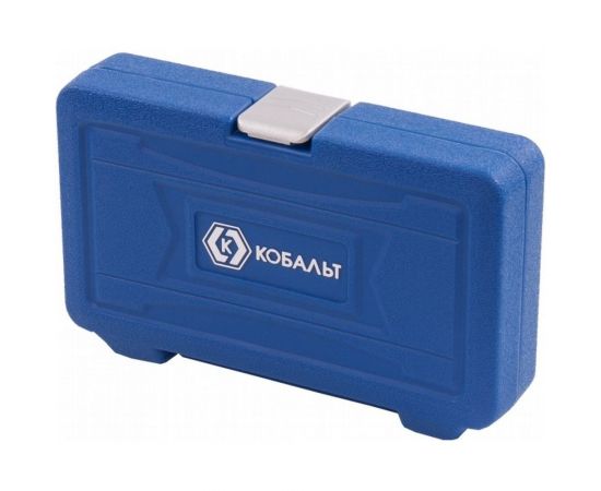 Набор торцевых головок 1/4, 23шт, кейс КОБАЛЬТ 010201-23 – изображение 3