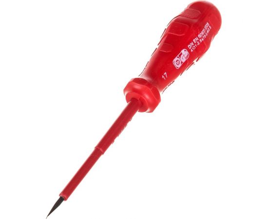 Изолированная отвертка с прямым шлицем 2.5х75мм 1000V IZELTAS 4101172575 – изображение 3