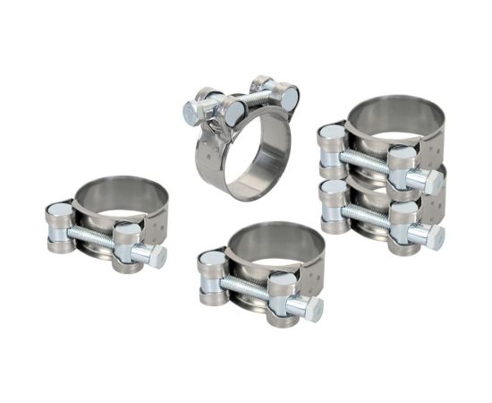 Силовой хомут из нержавеющей стали KRAFT W2, 36-39 мм, уп. 5 шт. KT 880519 – изображение 3