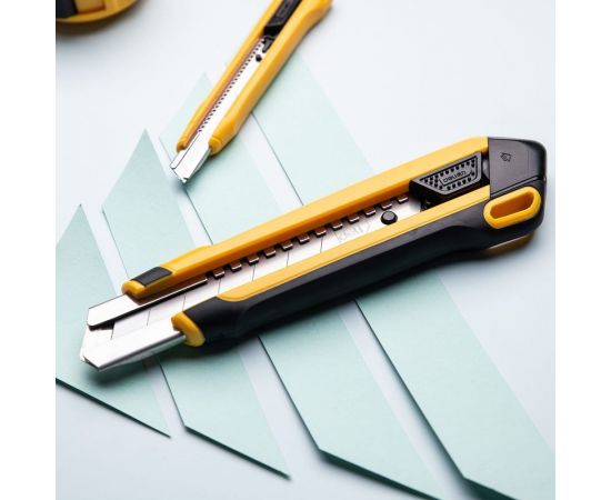 Технический нож DELI DL025 25 мм 98401 – изображение 4