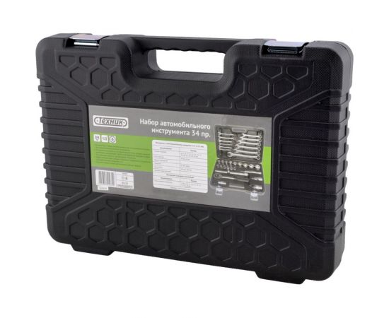 Набор торцевых головок и ключей ТЕХНИК (34 шт; 1/2DR) АвтоDело 51034 15079 – изображение 4