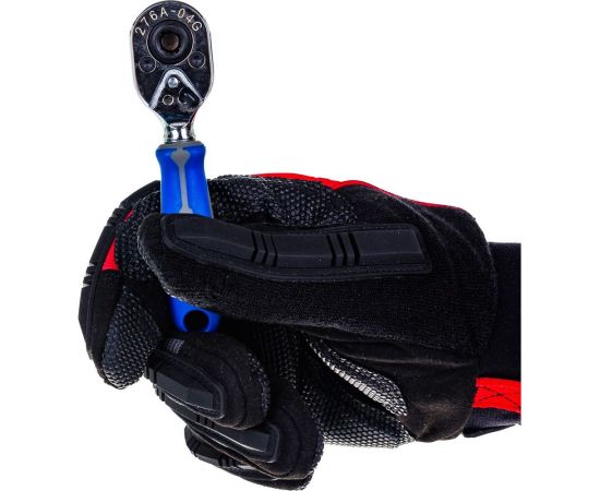 Трещотка (1/4"", 108 мм, 72 зубца, флажковая, для головок и вставок бит) KING TONY 276A-04G – изображение 4