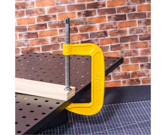 Струбцина DELI DL-G206 высота зажима 150мм, глубина зажима 95мм 104573 – изображение 4