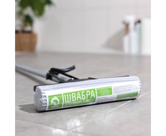 Швабра Доляна PVA с роликовым отжимом, 120 см 4363470 – изображение 5