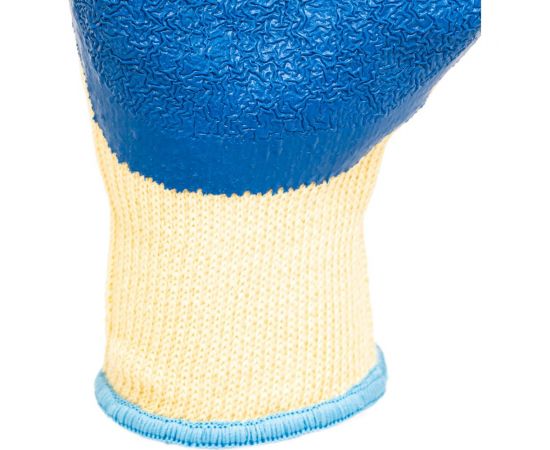 Трикотажные полиэфирные перчатки СИБРТЕХ латексное рельефное покрытие, 10 677535 – изображение 5