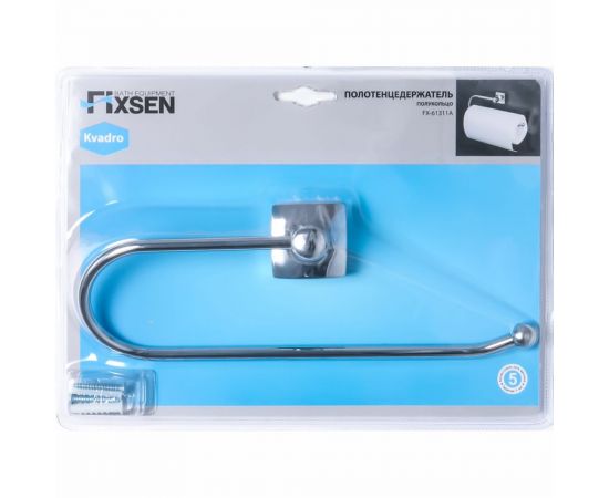 Полотенцедержатель-полукольцо FIXSEN KVADRO 61311A – изображение 6