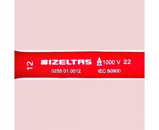 Рожковый односторонний диэлектрический ключ 1000V, 12 мм IZELTAS 0255010012 – изображение 7