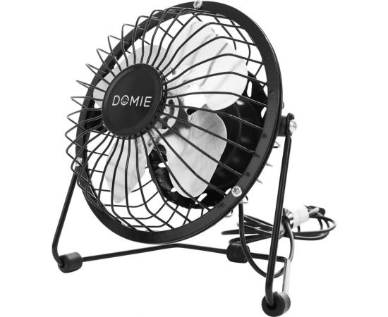 Настольный вентилятор DOMIE DX-4 питание USB, черный 60-0225 