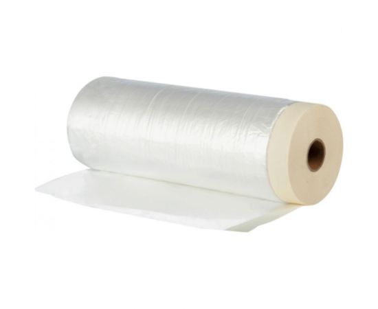 Пленка защитная 0.55х33 м с малярной лентой UNIBOB 211782 