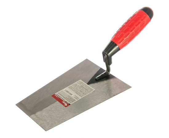 Мастерок каменщика, прорезиненная ручка 180 мм КУРС 04933 