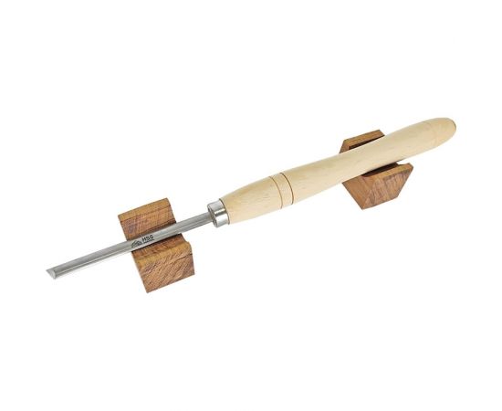 Токарный резец мейсель полукруглый 12 мм (Oval-chisel, skew) STUBAI 62149 