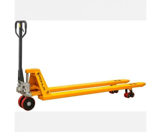 Длинновильная гидравлическая тележка RohlaRhino длина вил 2000 мм, грузоподъемность 2,5 т RRSD2025L 