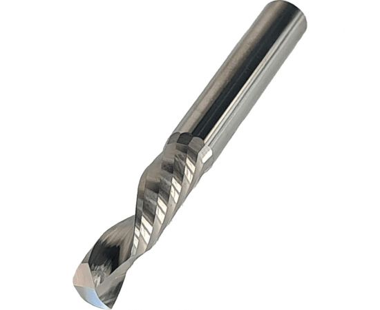 Фреза спиральная однозаходная компрессионная для ЧПУ (6x22x50 мм; S=6 мм; Z1) Greencut GC6025 