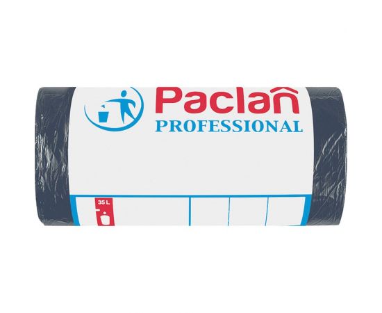 Мешки для мусора Paclan Professional 35 л 50х60 см черные ПНД 6.2 мкм 50 шт. 604077 