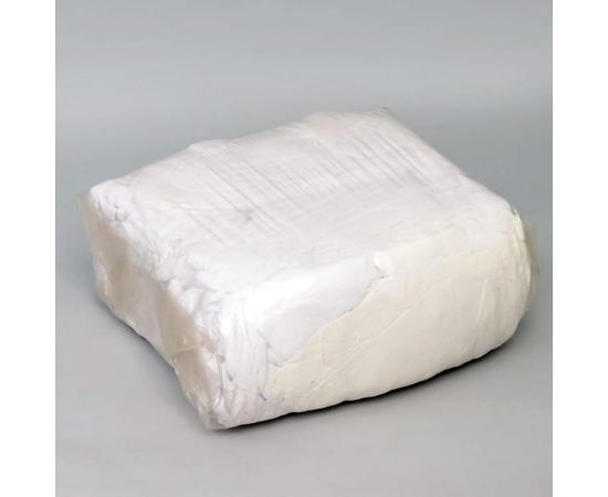 Ветошь Ресурс хлопок, белая, 10кг 24921 