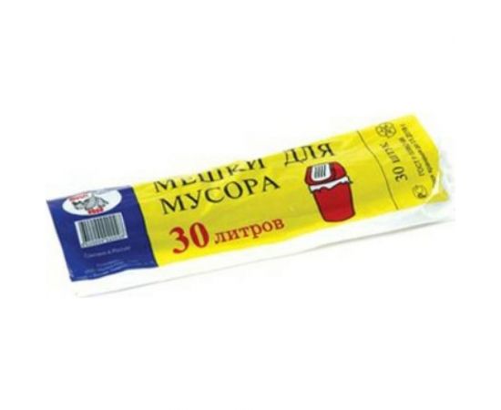 Мешки (30 шт; 30 л; 6 мкм) для мусора Мультипласт Групп MPG027102/020028/960072 